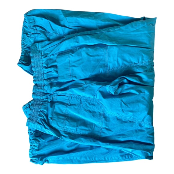 Anthropologie Maeve Clean Balloon Pants Sz 8 Bright Blue - Picture 3 of 6